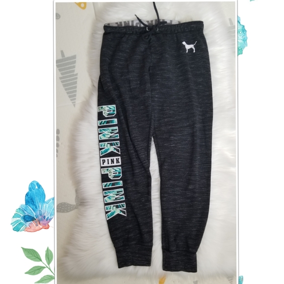 PINK Victoria's Secret Pants - PINK palm tree logo jogger